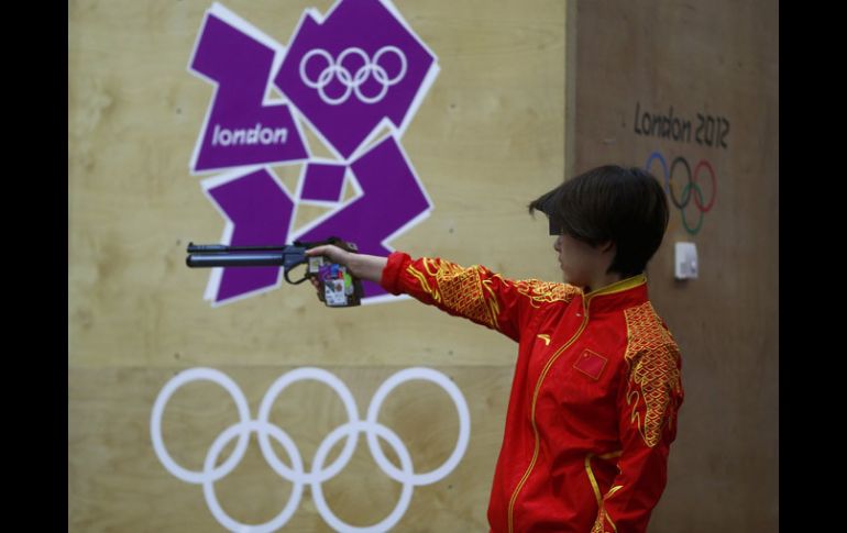 La competidora tapatía terminó la prueba a ocho puntos de la líder china Wenjun Guo. ARCHIVO  /