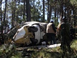 Un helicóptero donde viajaba el empresario Juan Armando Hinojosa se estrelló el pasado en el Estado de México. EL UNIVERSAL  /