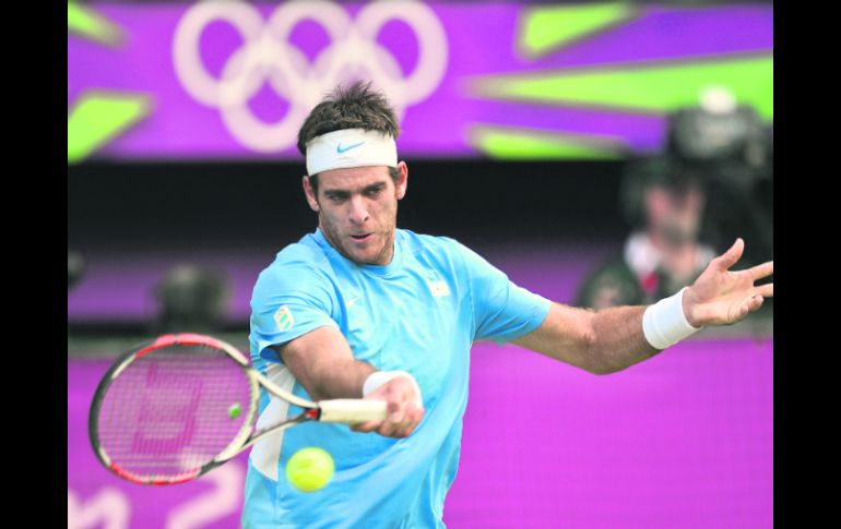 Relajado. El argentino Juan Martín del Potro eliminó a Andreas Seppi. AFP  /