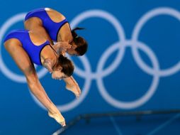 Las clavadistas mexicanas sumaron 343.32 puntos al final de la competición, por arriba de Canadá y sólo superadas por China. XINHUA  /