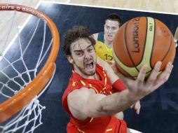 Pau Gasol y España mantienen el sueño de podio en Londres 2012. AP  /