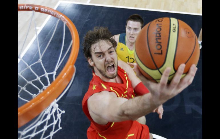 Pau Gasol y España mantienen el sueño de podio en Londres 2012. AP  /