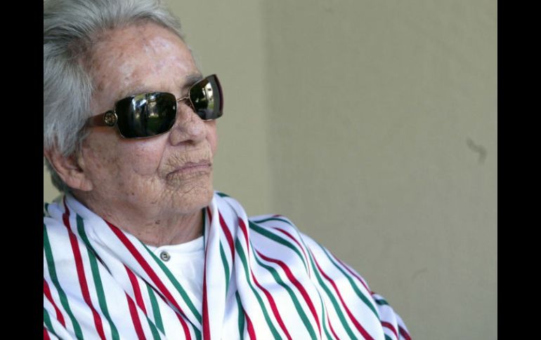 El pasado 13 de abril, Chavela Vargas presentó su disco con el nombre ''La Luna Grande'', en España. ARCHIVO  /