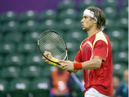 Ferrer celebra al final del partido disputado en el Court Central de Wimbledon. AFP  /