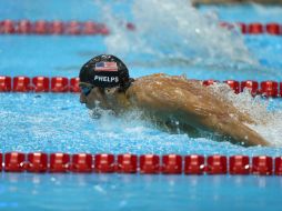 Phelps tiene la tercera medalla en Londres 2012 y está en un lugar privilegiado en los Juegos Olímpicos. XINHUA  /