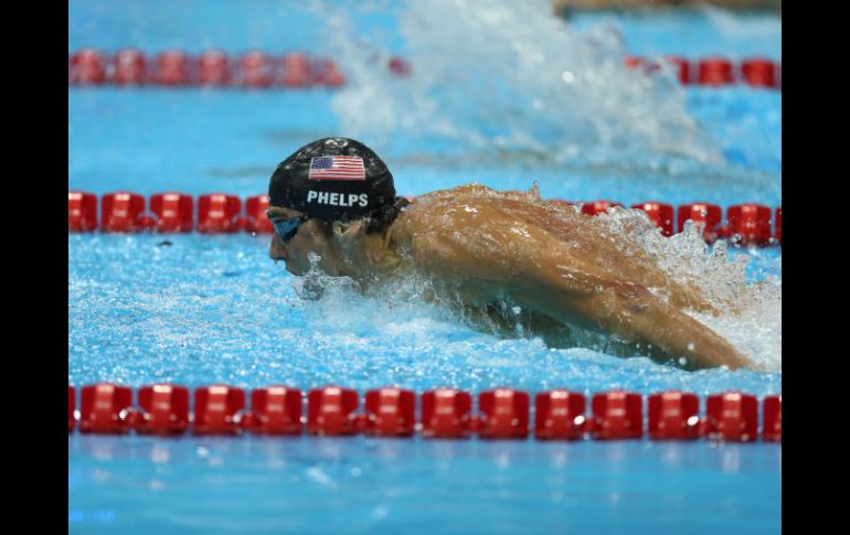 Phelps tiene la tercera medalla en Londres 2012 y está en un lugar privilegiado en los Juegos Olímpicos. XINHUA  /