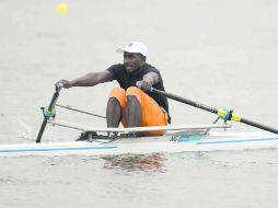 Por invitación. Hamadou Djibo Issaka participó en Londres 2012 gracias a un pase de la Federación Internacional de Remo  /