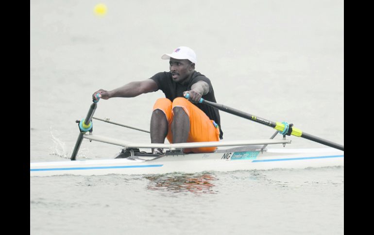 Por invitación. Hamadou Djibo Issaka participó en Londres 2012 gracias a un pase de la Federación Internacional de Remo  /