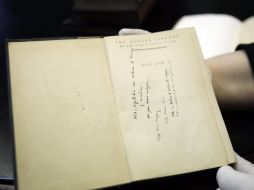 En 1819 nace el novelista Herman Melville. Foto: Ejemplar de Moby Dick con anotaciones de Borges. ARCHIVO  /