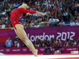 Alexandra Raisman, durante el all-around por equipos que ganó junto a Estados Unidos. REUTERS  /