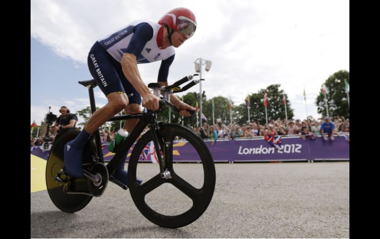 Wiggins completa un gran año al ratificar su favoritismo en la crono olímpica. AP  /