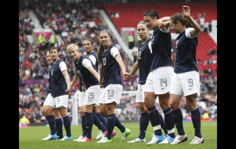 Las estadounidenses son favoritas para refrendar el oro olímpico en Londres 2012. REUTERS  /