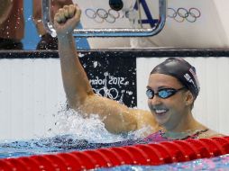 La nadadora repite el oro de Beijing en los 200 metros pecho. REUTERS  /