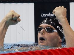 Clary se impone en los últimos metros a Lochte y al japonés Ryosuke Irie, medallista de plata. REUTERS  /