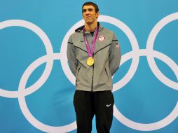 Phelps buscará este viernes otro oro en los 100m mariposa. AFP  /