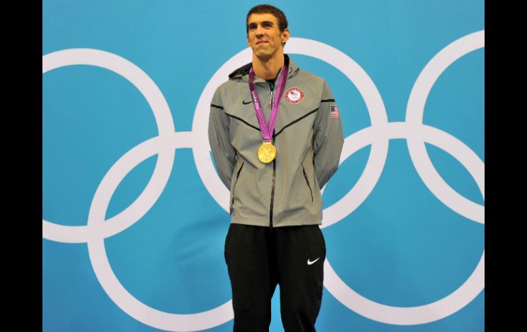 Phelps buscará este viernes otro oro en los 100m mariposa. AFP  /