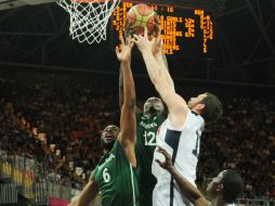 Partido de basquetbol entre las selecciones de Estados Unidos y Nigeria. AFP  /