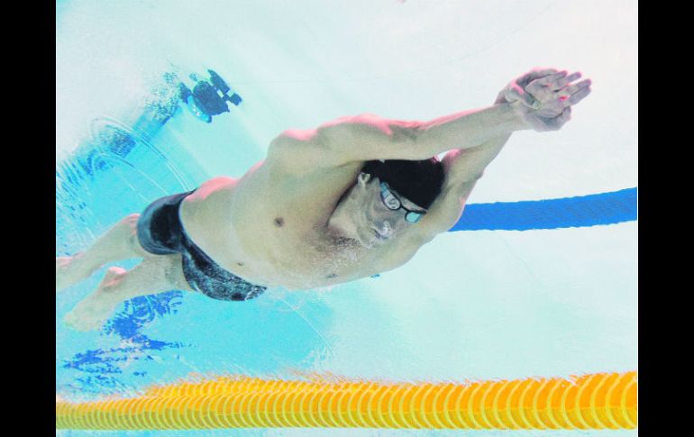 Imbatible. Michael Phelps arranca su competencia en los 200 metros combinado. AFP  /