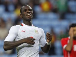 Moussa Konaté es el mayor peligro a la ofensiva de Senegal, es el máximo anotador de Londres 2012 hasta el momento. REUTERS  /