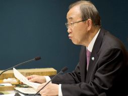 Ban Ki-moon pidió acción a los Estados miembros de la ONU para frenar el conflicto en Siria. AFP  /