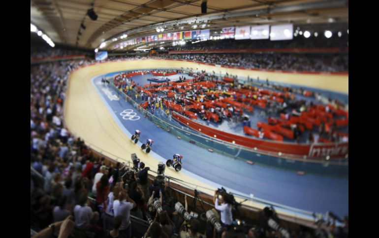 Baranova participaría en ciclismo de pista, en el Velódromo ubicado en el Parque Olímpico. REUTERS  /