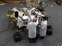 El vehículo explorador ''Curiosity'' el robot explorador más complejo y avanzado construido hasta ahora. EFE  /