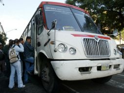 Desde hace tres años la tarifa del transporte público en la Zona Metropolitana de Guadalajara se ubica en seis pesos. ARCHIVO  /