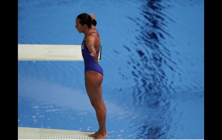 La mexicana intentará disputar las medallas en Londres 2012 en la final de este domingo. NTX  /