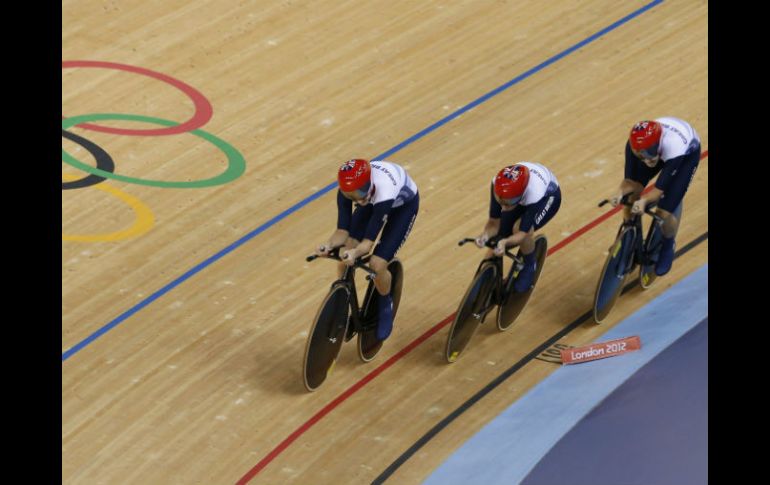 El equipo lo conformanLaura Trott, Dani King y Joanna Rowsell. EFE  /