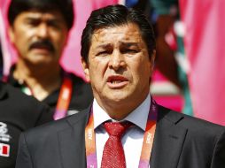 El entrenador del la SELECCIÓN olímpica mexicana, Luis Fernando Tena. NTX  /