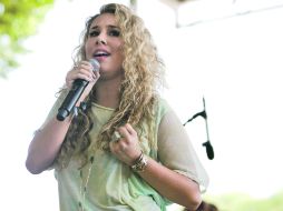 NUEVOS VALORES. Haley Reinhart, durante su participación en el evento. AP  /