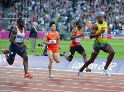 El velocista estará en la final más vista del atletismo de Londres 2012. AFP  /