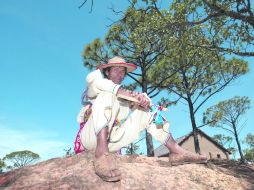 Inédito. El pasado 6 de febrero el pueblo Wixárika se reunió en el Cerro del Quemado, considerado su lugar más sagrado.  /