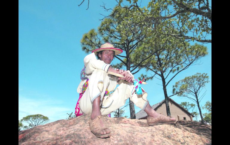 Inédito. El pasado 6 de febrero el pueblo Wixárika se reunió en el Cerro del Quemado, considerado su lugar más sagrado.  /