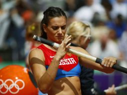 La ''reina de la pértiga'' debe aprovechar la ausencia de Fabiana Murer, campeona mundial que quedó eliminada. EFE  /