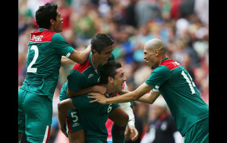 La selección mexicana Sub-23 intentará asegurar la primer medalla de la historia del balompié nacional. XINHUA  /