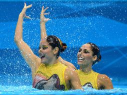 La pareja mexicana se queda en el puesto 18 de 24 en las eliminatorias. AFP  /