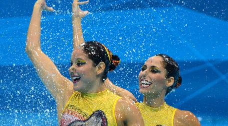 La pareja mexicana se queda en el puesto 18 de 24 en las eliminatorias. AFP  /