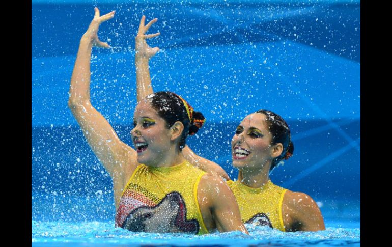 La pareja mexicana se queda en el puesto 18 de 24 en las eliminatorias. AFP  /