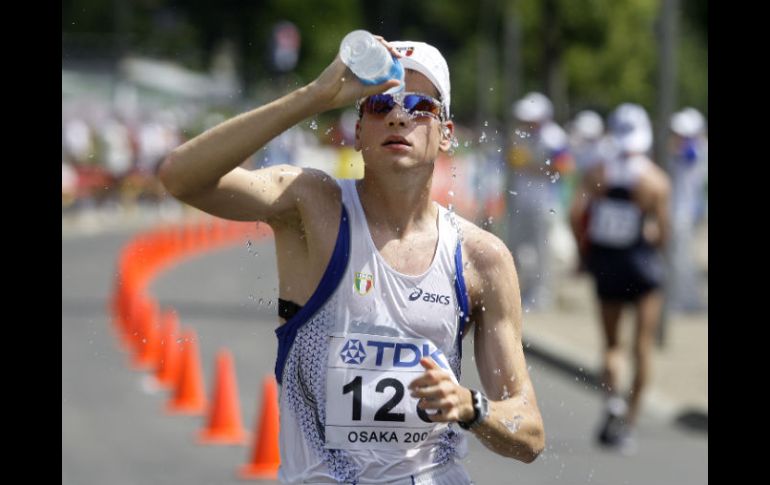 Schwazer era uno de los favoritos en la caminata de 50 kilómetros, donde participa el mexicano Horacio Nava. AP  /