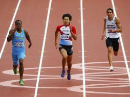 Escena de la eliminatoria donde participa el mexicano Herrera (der), que no logra avanzar más lejos en Londres 2012. REUTERS  /