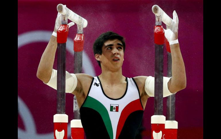 Corral es el primer gimnasta mexicano en unos Juegos Olímpicos luego de 28 años. EFE  /