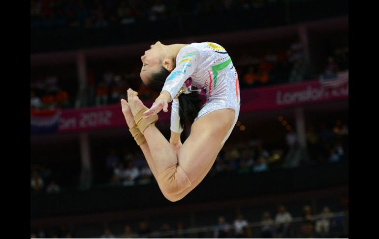 La gimnasta logró una puntuación de 15.600. AFP  /