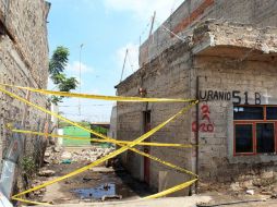 Área destruída, en donde se ubicaba la casa de la mujer de 35 años que falleció tras ser arrastrada por la corriente.  /