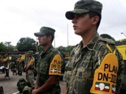 Elementos del Ejército mexicano realizan operativos de protección ante la inminente afectación de ''Ernesto''. EL UNIVERSAL  /