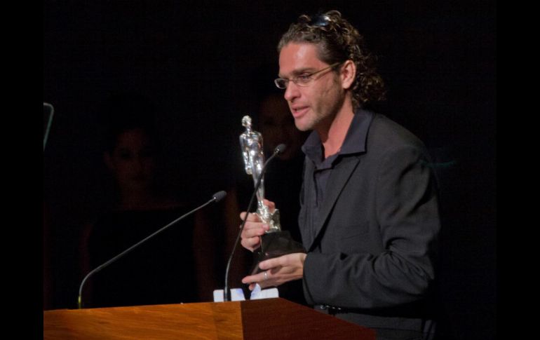 Everardo Gout, director de ''Días de gracia'' durante los premios Ariel. ARCHIVO  /