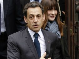 El ex presidente francés Nicolas Sarkozy. ARCHIVO  /