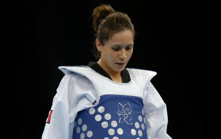 Jannet Alegría tras perder el combate por la medalla de bronce. EFE  /