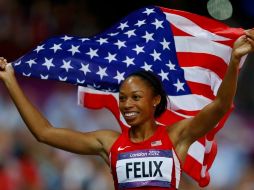 Allyson Felix dijo que no podía perder de vista el sueño buscado durante tanto tiempo. REUTERS  /