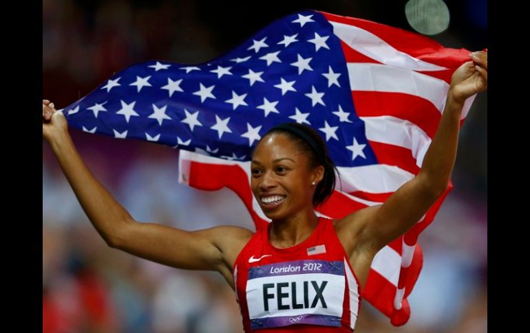 Allyson Felix dijo que no podía perder de vista el sueño buscado durante tanto tiempo. REUTERS  /